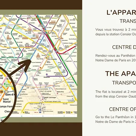 4pers With Terrace#la Sorbonne#panthéon